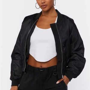 Black Bomber Jacket